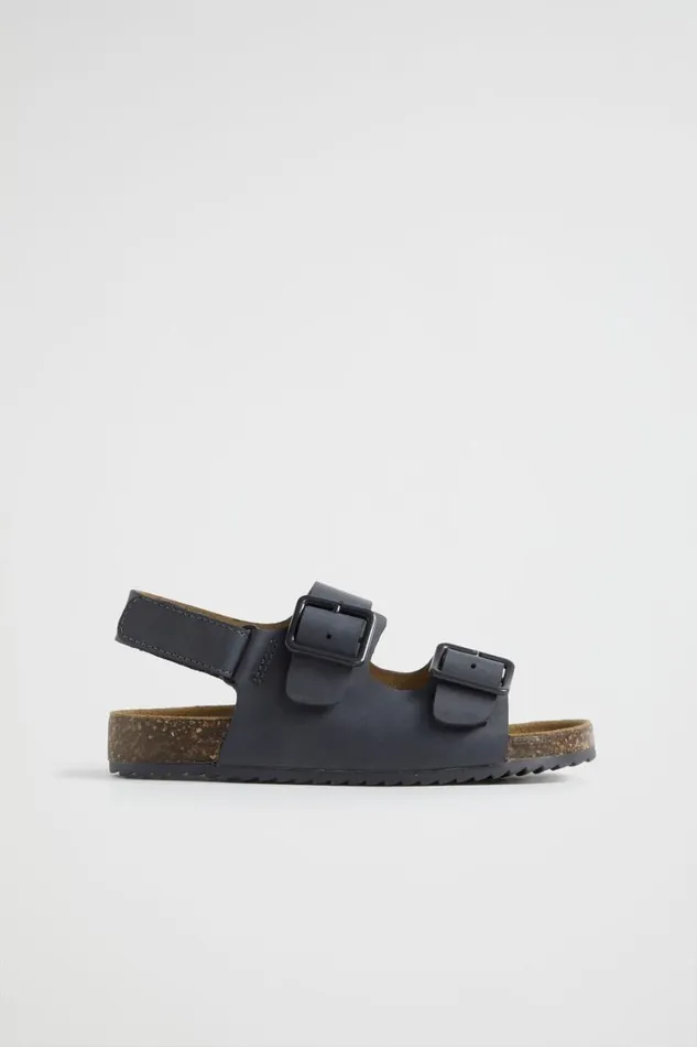 Sandals and Slides Boy Seed Heritage Double Buckle Slide Navy