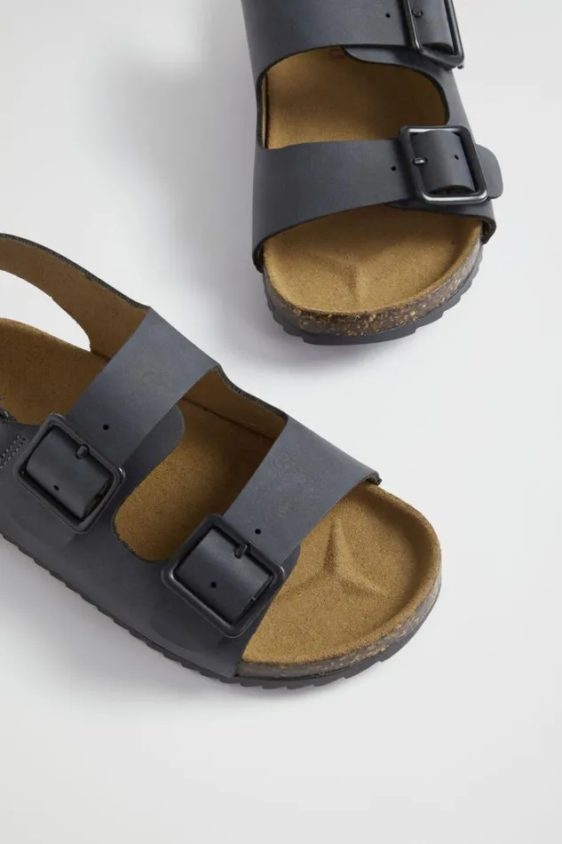Sandals and Slides Boy Seed Heritage Double Buckle Slide Navy