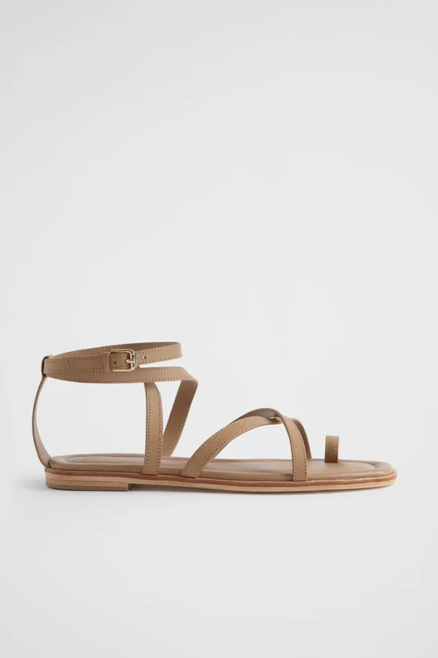 Sandals and Thongs Woman Seed Heritage Addison Flat Sandal Caramel