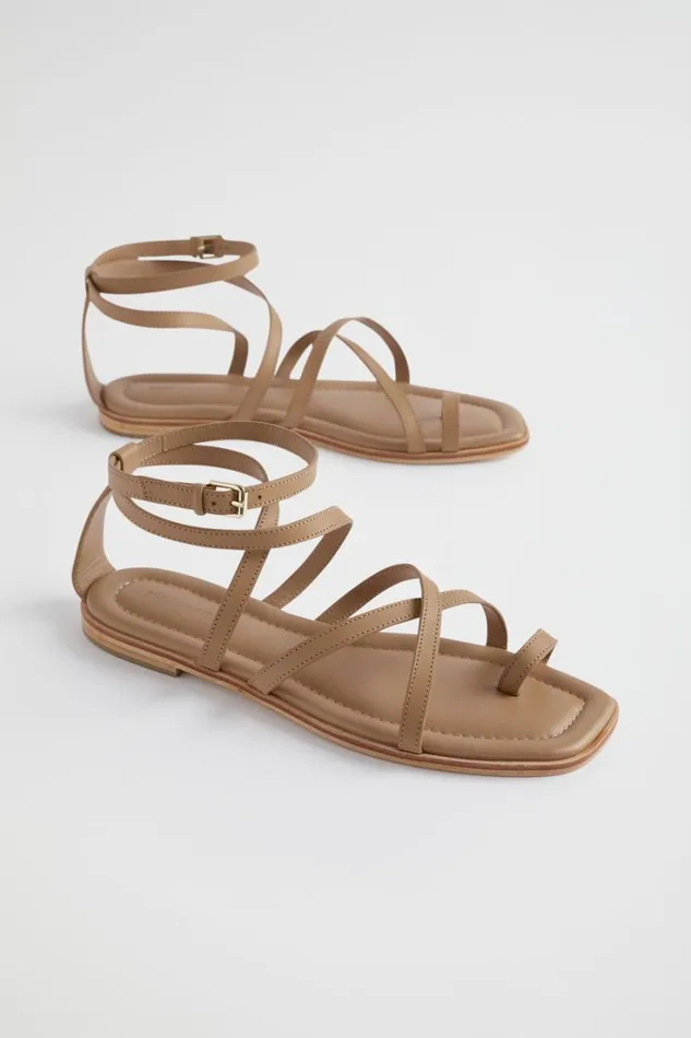 Sandals and Thongs Woman Seed Heritage Addison Flat Sandal Caramel