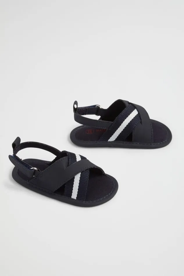 Sandals Baby Seed Heritage Tape Crossover Sandal Navy
