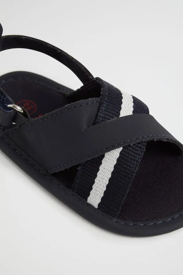 Sandals Baby Seed Heritage Tape Crossover Sandal Navy