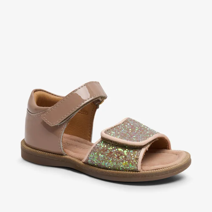 Sandals bisgaardshoes KIDS aida patent almond Brown