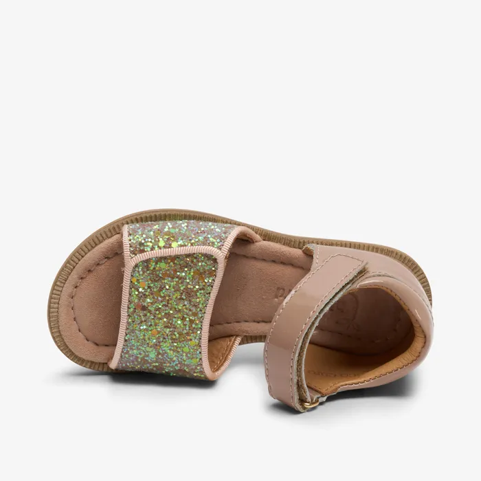 Sandals bisgaardshoes KIDS aida patent almond Brown