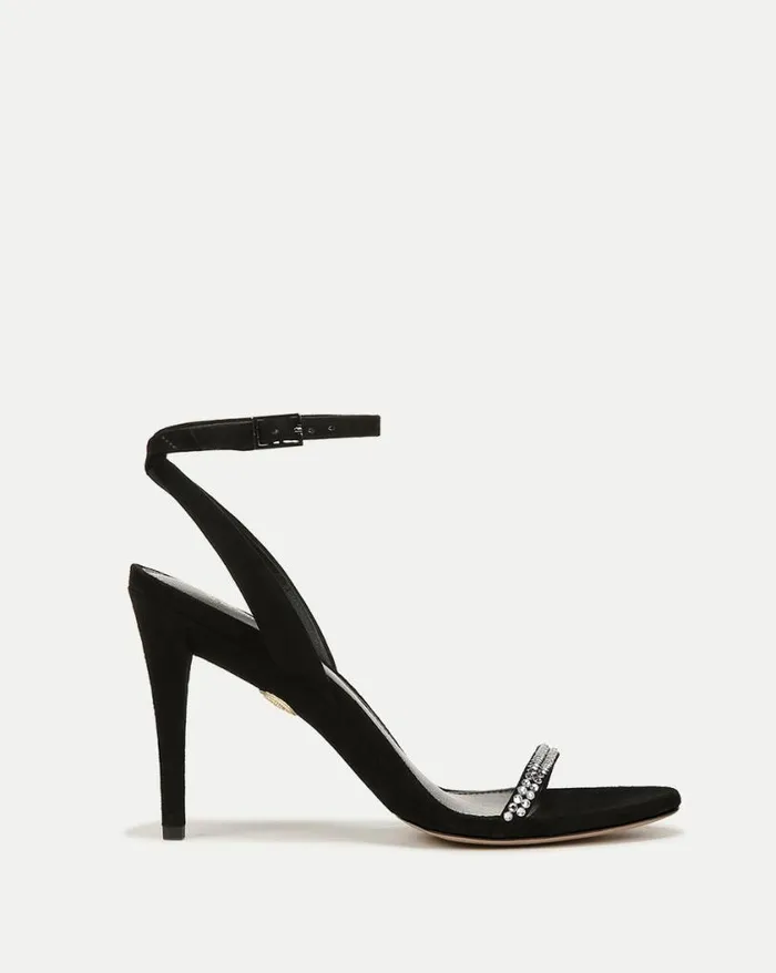 Sandals Shop Veronica Beard Maya AnkleStrap Heel Black