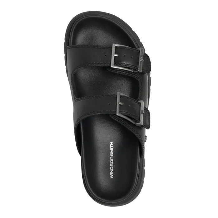 Sandals Women Windsor Smith MOOD BLACK LEATHER SANDALS Sandals Women Windsor Smith MOOD BLACK LEATHER SANDALS