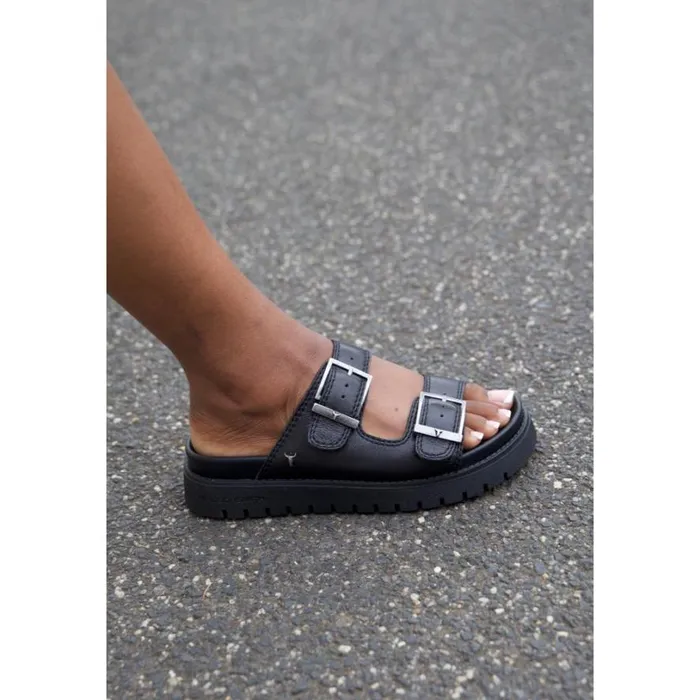 Sandals Women Windsor Smith MOOD BLACK LEATHER SANDALS Sandals Women Windsor Smith MOOD BLACK LEATHER SANDALS