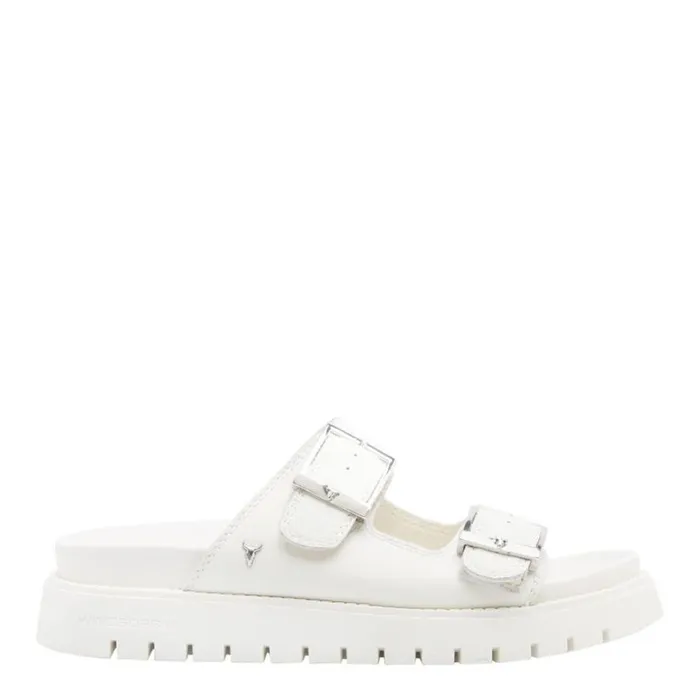 Sandals Women Windsor Smith MOOD SNOW LEATHER SANDALS