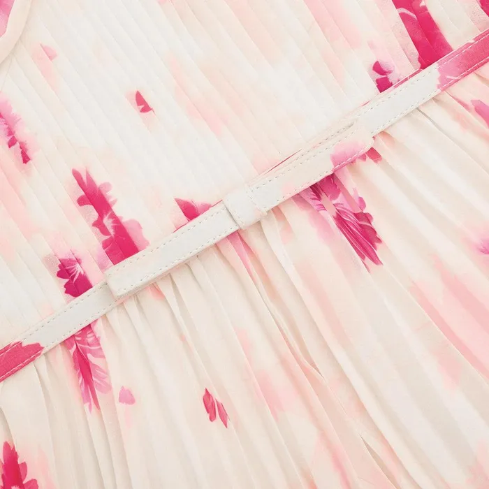 Self Portrait Dresses Printed Chiffon Tiered Midi Dress 8211 Women