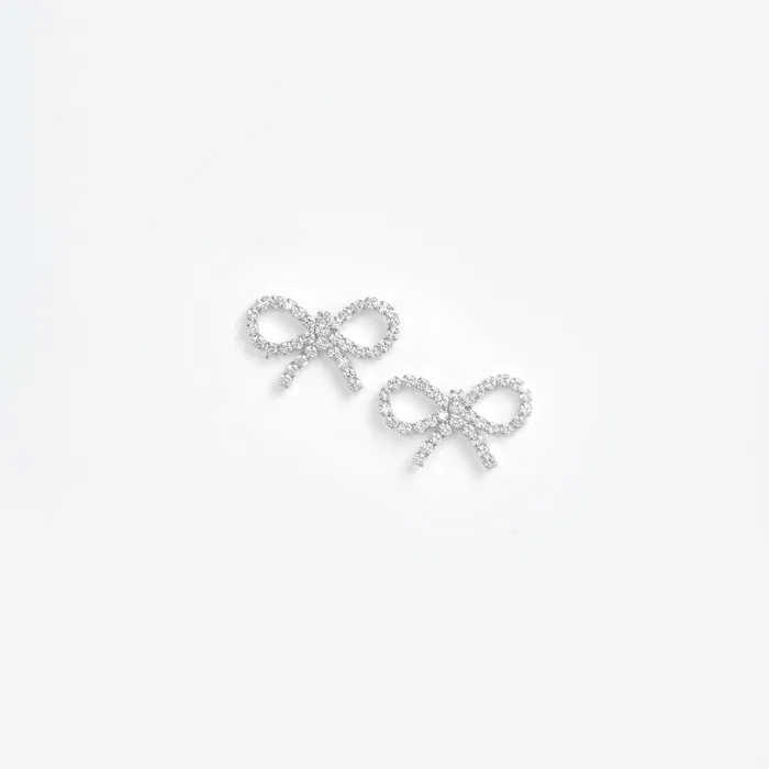Self Portrait Jewellery Mini Bow Crystal Earrings 8211 Women