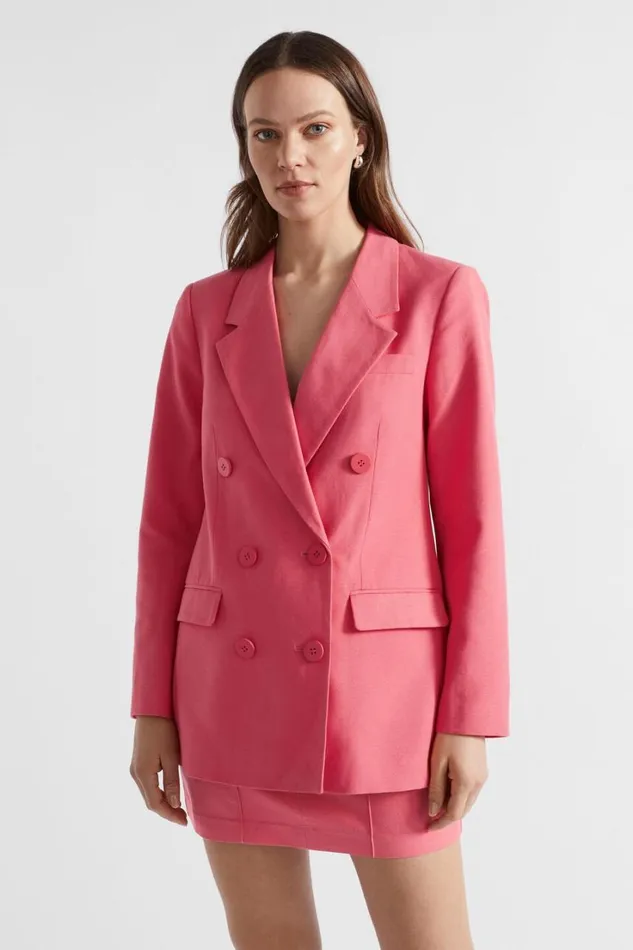 Sets Woman Seed Heritage Double Breasted Blazer Wild Berry