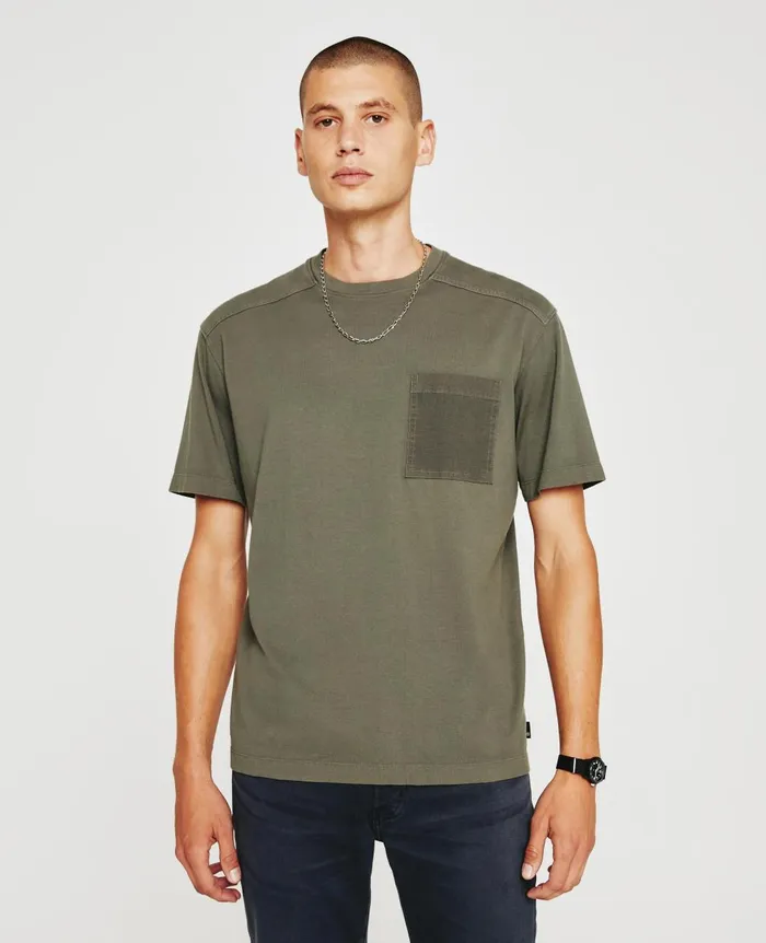 Shane Crew Armory Green Men AG Jeans Tees