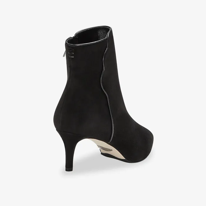 Shoes M M LaFleur Women The Sarah Flint Perfect Dress Bootie 60 Black Suede