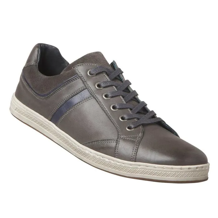 Shoes Men Windsor Smith ART157 GREY LEATHER SHOES Shoes Men Windsor Smith ART157 GREY LEATHER SHOES