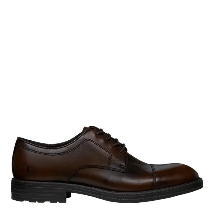 Shoes Men Windsor Smith KAISON TOBACCO LEATHER SHOES