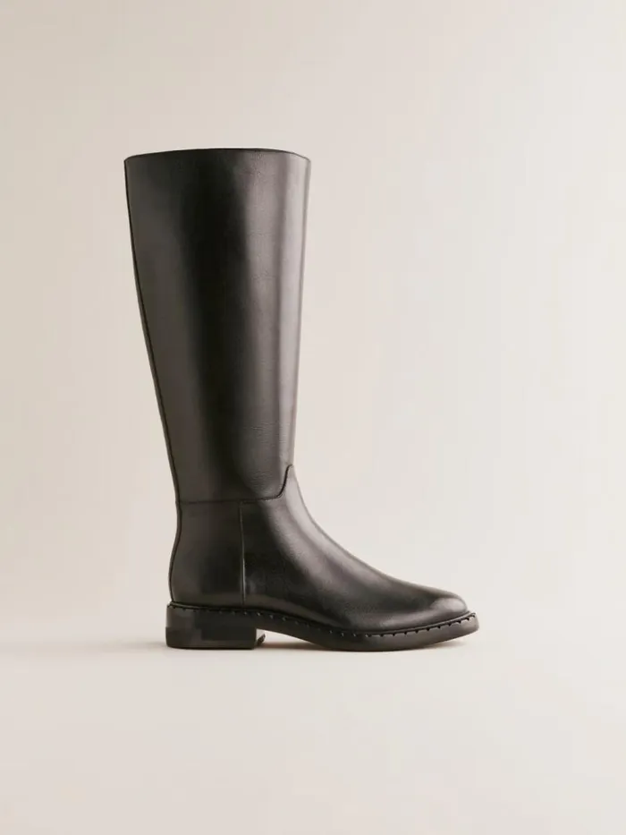 Shoes The Reformation Nancy Knee Boot Black Leather