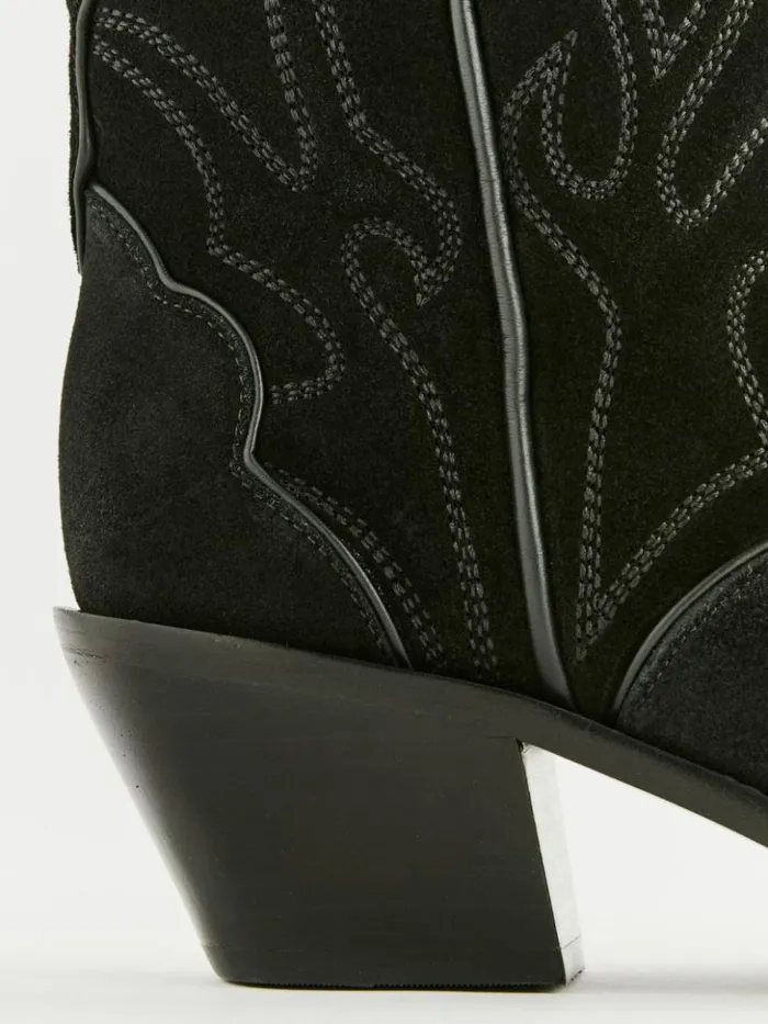 Shoes The Reformation Otto Mini Western Boot Black Black