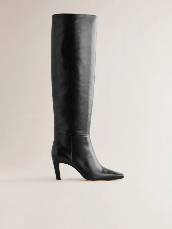 Shoes The Reformation Regan Knee Boot Black