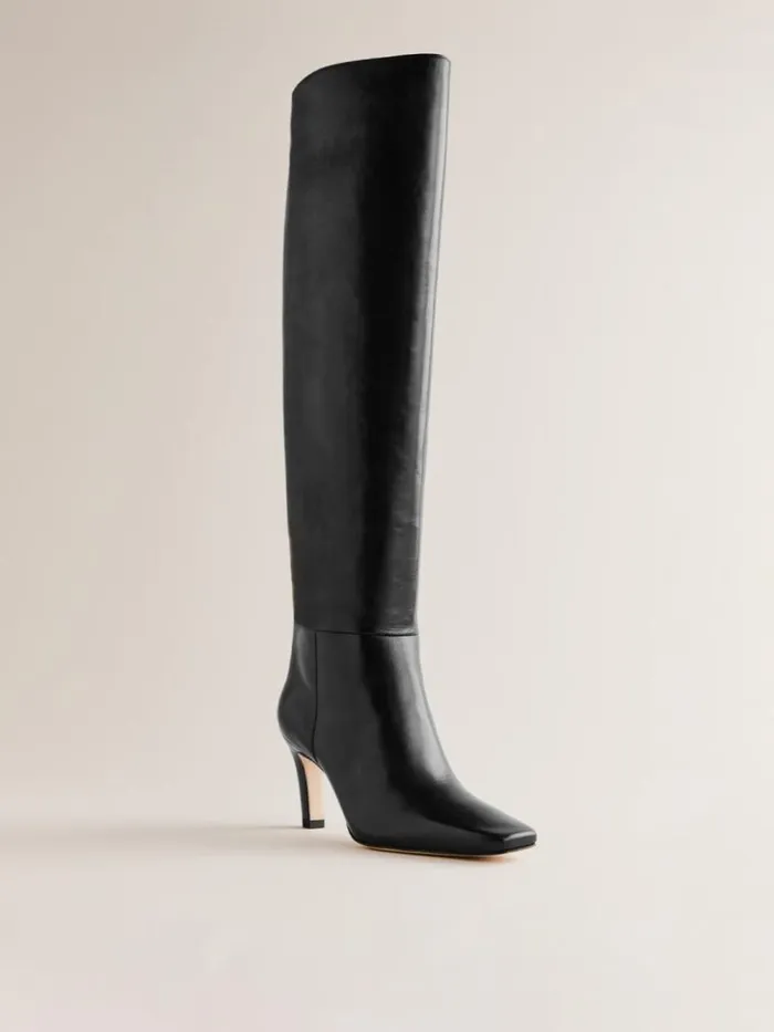 Shoes The Reformation Regan Knee Boot Black