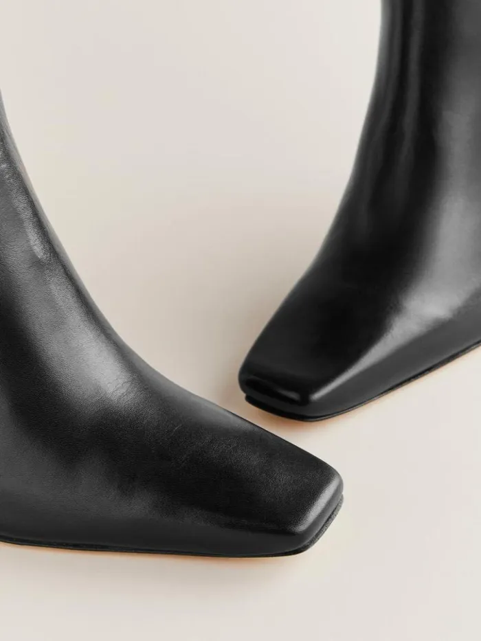 Shoes The Reformation Regan Knee Boot Black