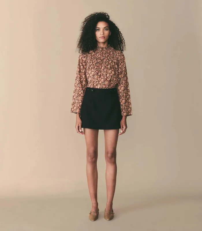 Shop ASTILBE TOP Mulberry Vine Floral DEN Tops