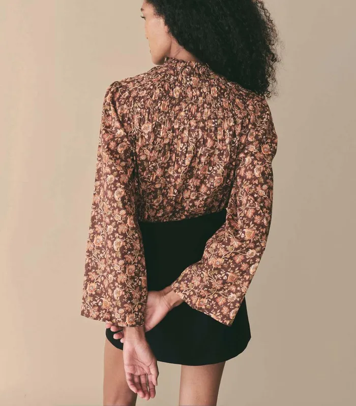 Shop ASTILBE TOP Mulberry Vine Floral DEN Tops