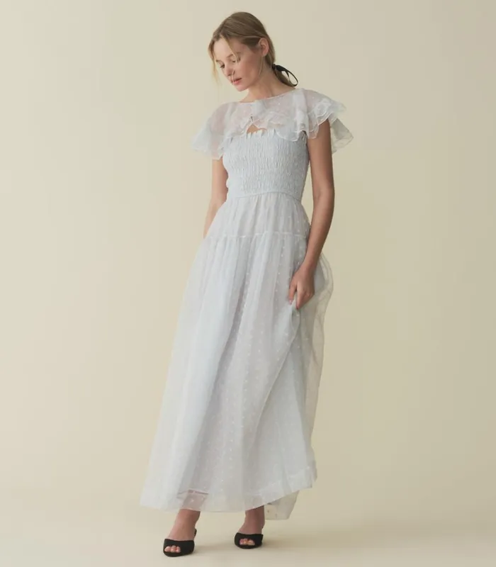 Shop CARISTINA DRESS Whisper Blue DEN Dresses
