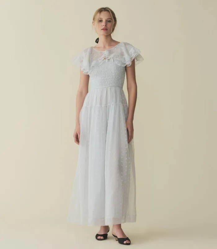 Shop CARISTINA DRESS Whisper Blue DEN Dresses