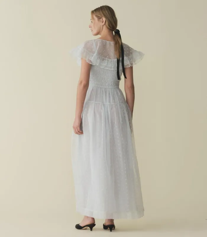 Shop CARISTINA DRESS Whisper Blue DEN Dresses