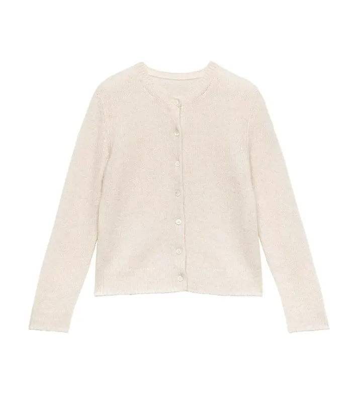 Shop DANAE CARDIGAN Dogwood DEN Knitwear