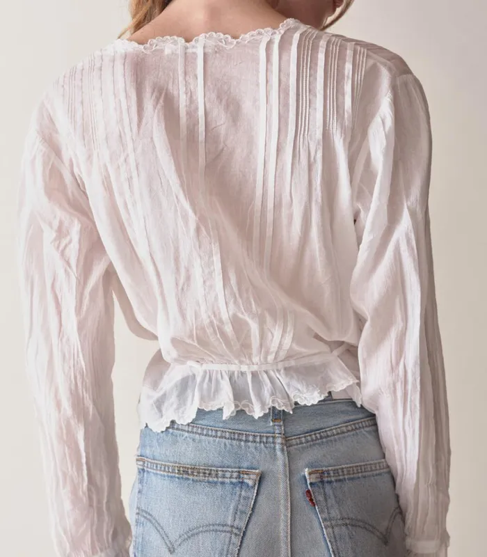 Shop ELAYNE TOP Salt DEN Tops
