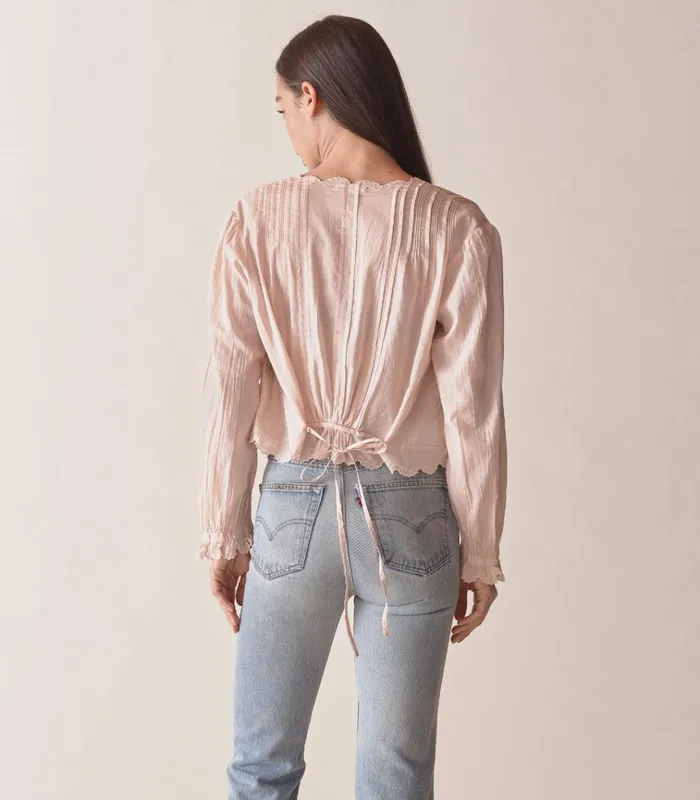Shop ELAYNE TOP Sundried Rose DEN Tops