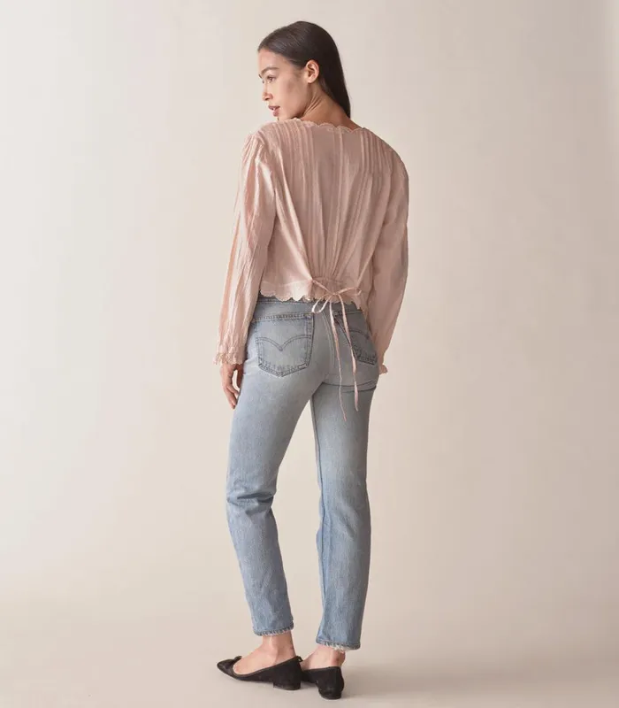 Shop ELAYNE TOP Sundried Rose DEN Tops
