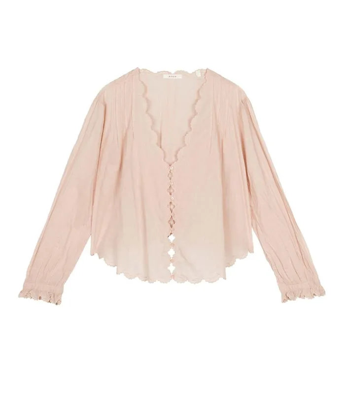 Shop ELAYNE TOP Sundried Rose DEN Tops