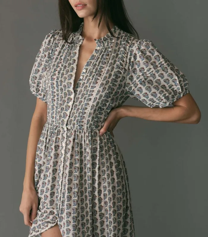 Shop HALEIGH DRESS Sea Salt Paisley DEN Dresses