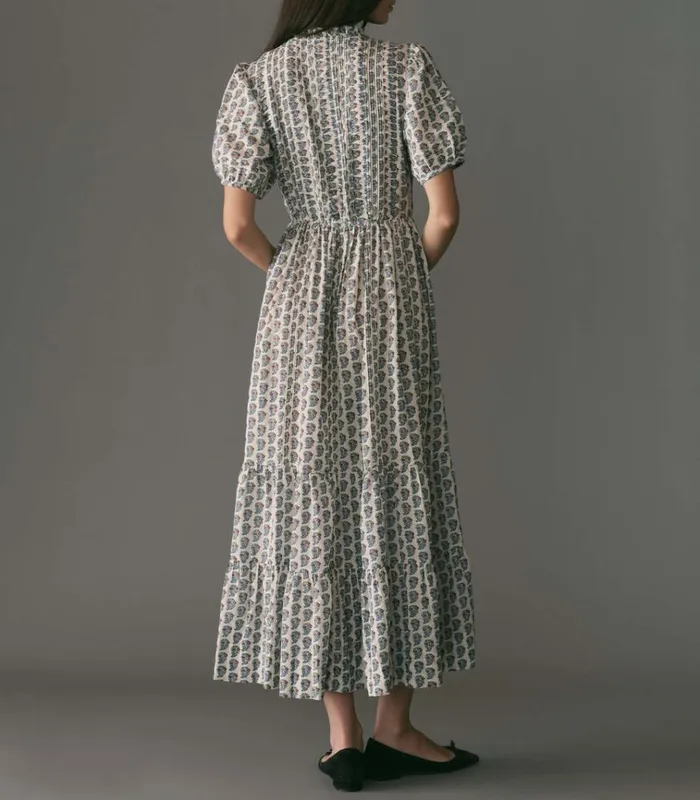 Shop HALEIGH DRESS Sea Salt Paisley DEN Dresses