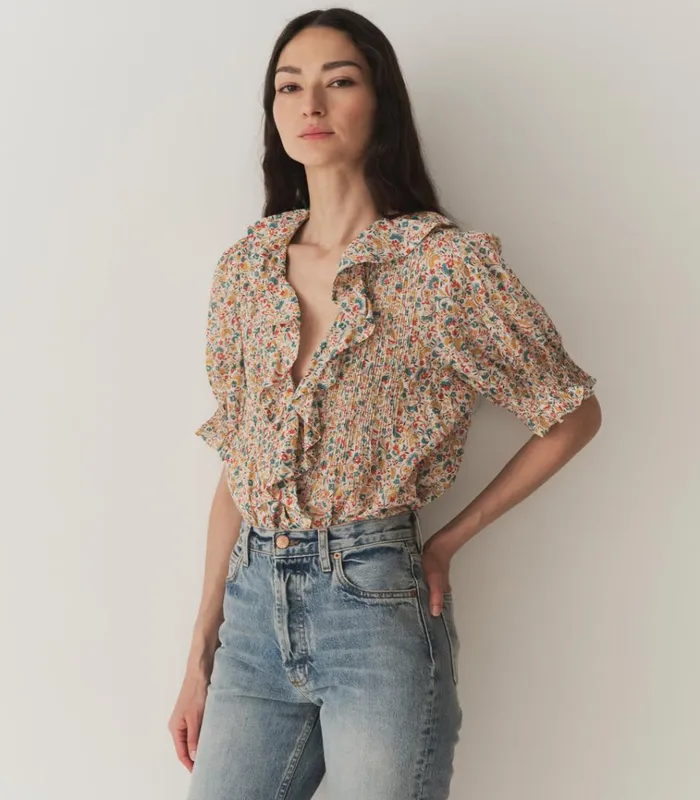 Shop HENRI TOP Wild Clover Floral DEN Tops