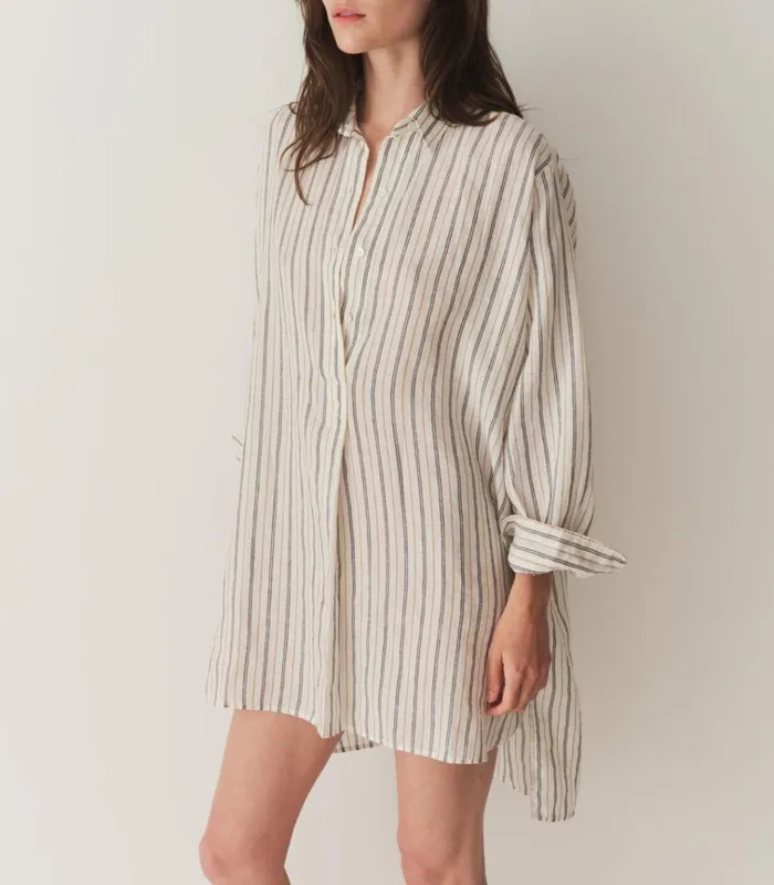 Shop JORA DRESS San Leone Stripe DEN Dresses