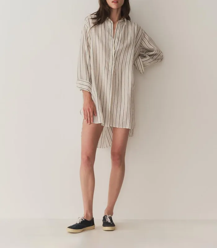 Shop JORA DRESS San Leone Stripe DEN Dresses