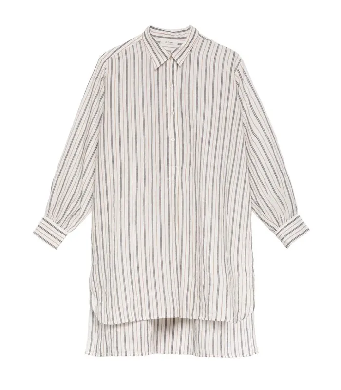 Shop JORA DRESS San Leone Stripe DEN Dresses