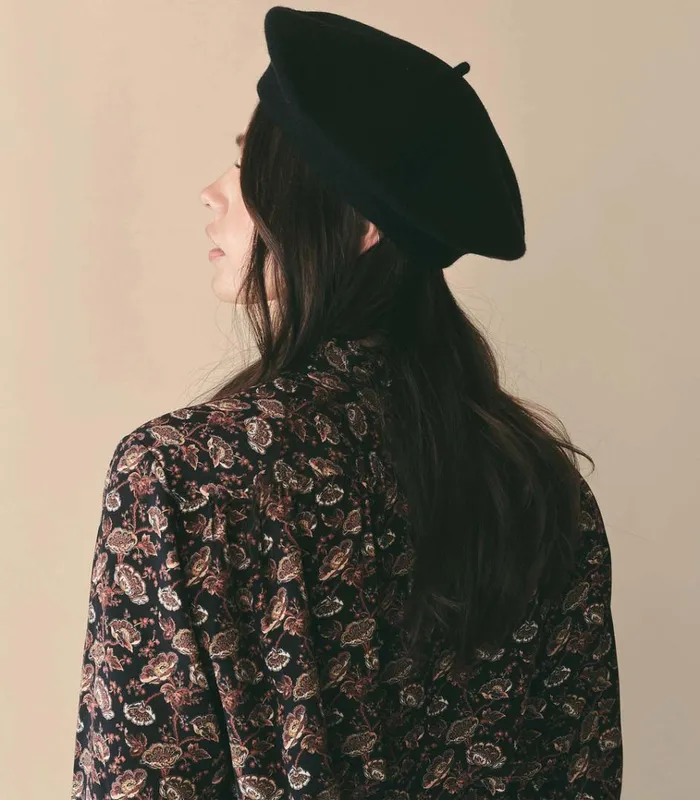 Shop JUDITH TOP Navy Arbor Rose Floral DEN Tops