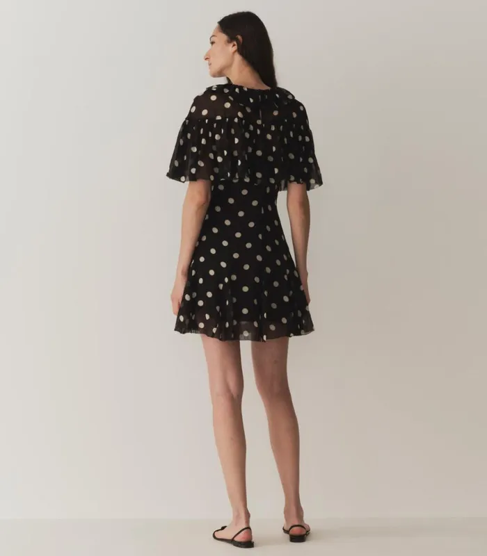 Shop KAYLIN DRESS Noir Solstice Sky Dot DEN Dresses