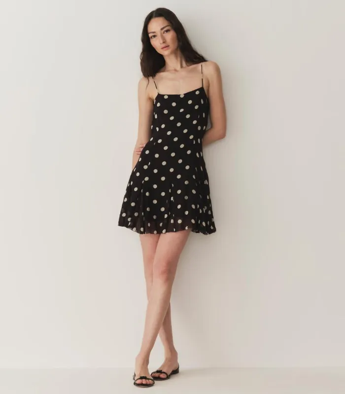 Shop KAYLIN DRESS Noir Solstice Sky Dot DEN Dresses