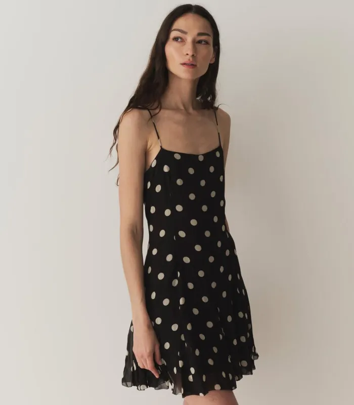 Shop KAYLIN DRESS Noir Solstice Sky Dot DEN Dresses