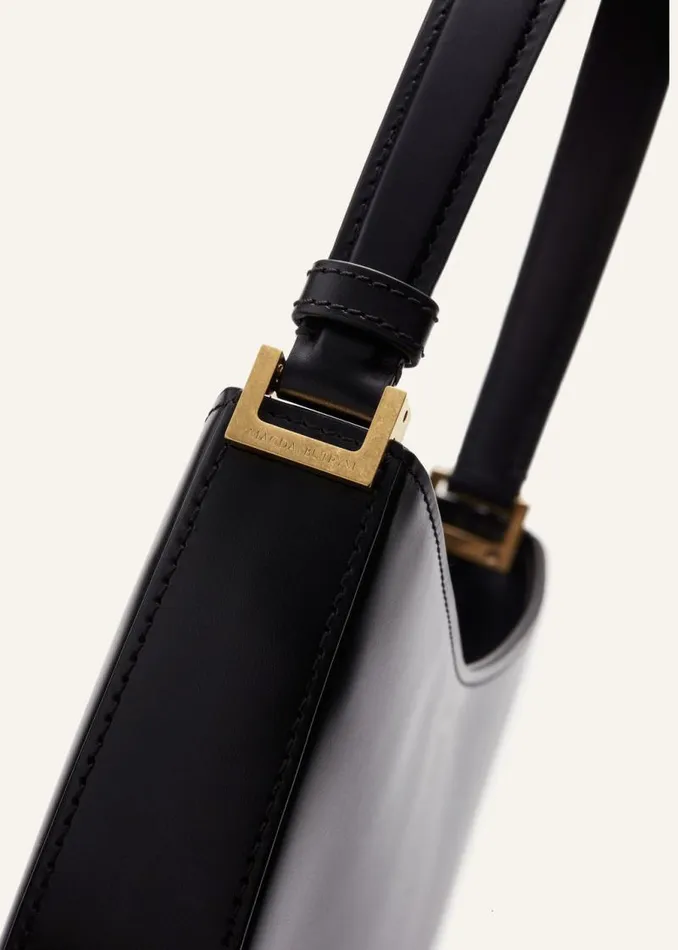 Shop Magda Butrym Handbags Medium Vesna Black Leather Shop Magda Butrym Handbags Medium Vesna Black Leather