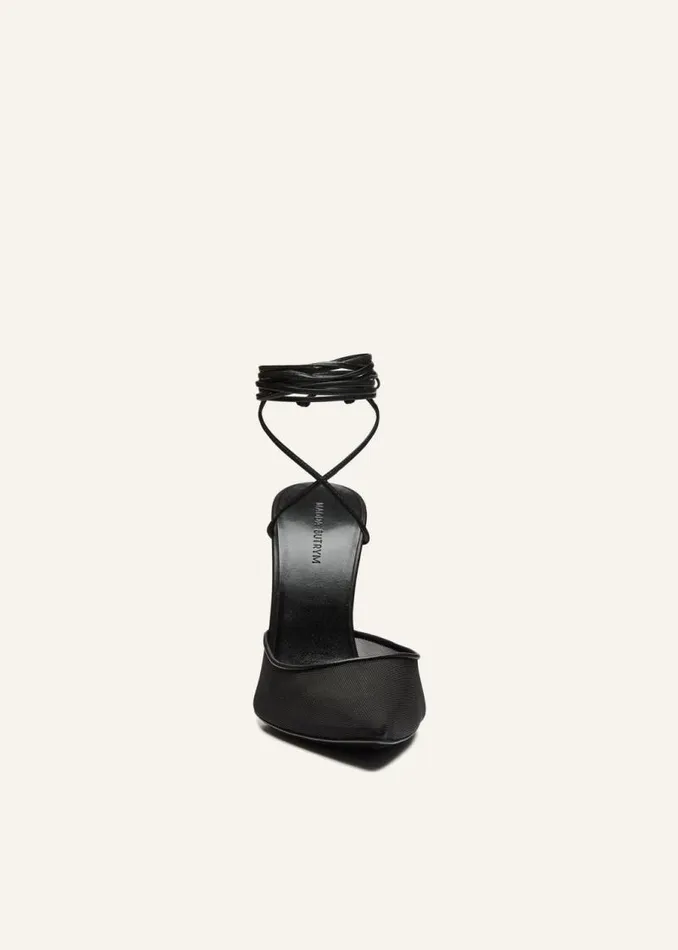 Shop Magda Butrym Shoes Pointedtoe Mule Wrap Pumps In Swarovski Shop Magda Butrym Shoes Pointedtoe Mule Wrap Pumps In Swarovski