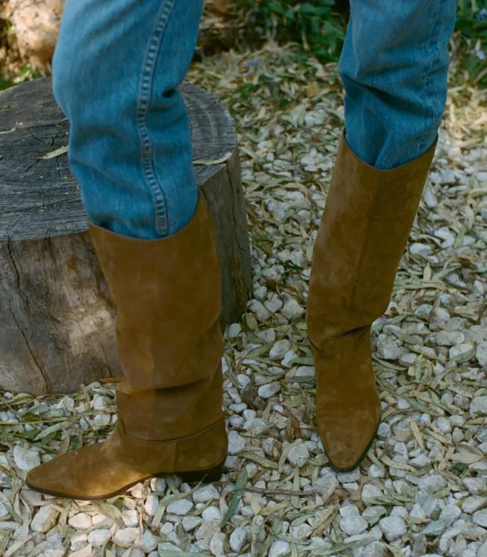Shop RIVIERA BOOT Moutarde Suede DEN Footwear