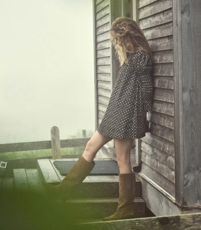 Shop RIVIERA BOOT Moutarde Suede DEN Footwear