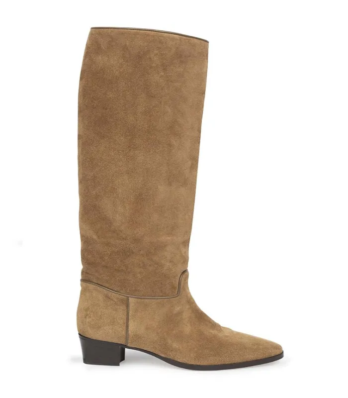 Shop RIVIERA BOOT Moutarde Suede DEN Footwear