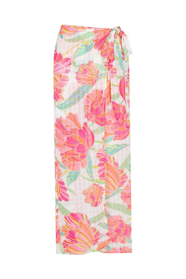 SHOP Trina Turk MATCHING SWIM SETS WOMEN039S POPPY RELAXED CROSSOVER SWIM COVERUP PANT